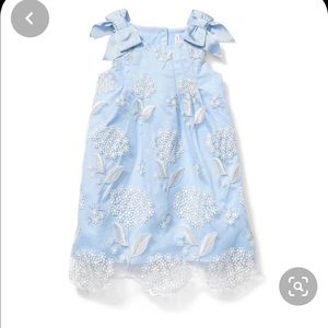 Janie and Jack Juno Valentine Tulle Blue 3T Dress